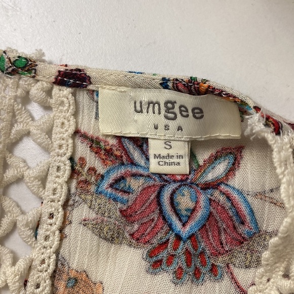 Umgee Floral Mini Dress - Purple and White - Picture 5 of 6